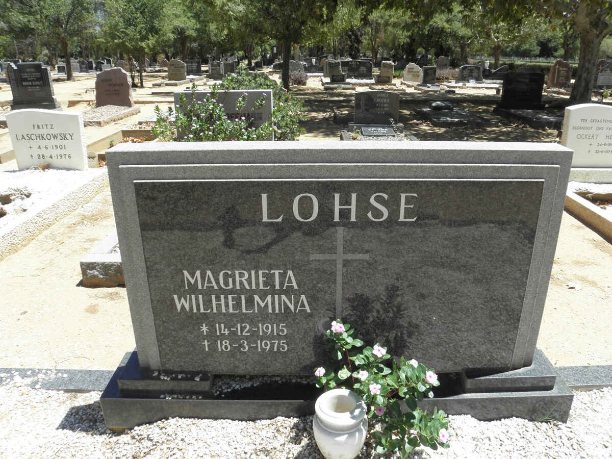 LOHSE Magrieta Wilhelmina 1915-1975