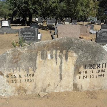 LUND John M. 1899-1961 &amp; Albertine 1898-1994