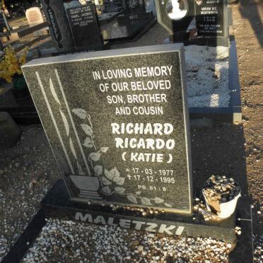 MALETZKI Richard Ricardo 1977-1995