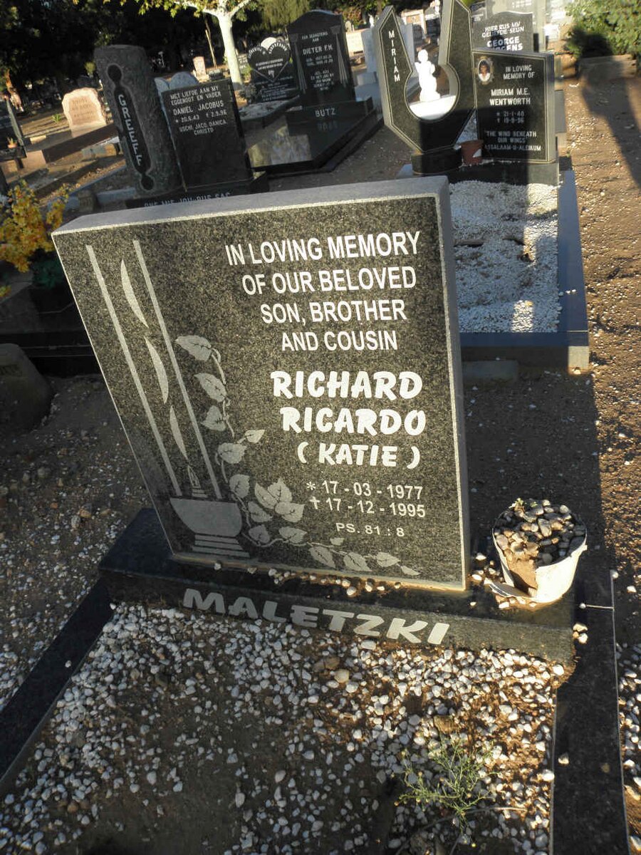 MALETZKI Richard Ricardo 1977-1995