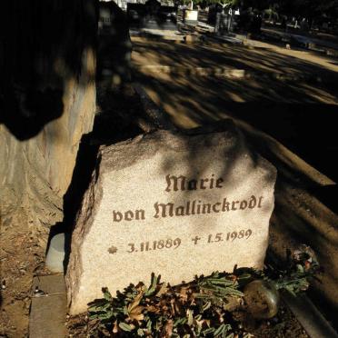 MALLINCKRODT Marie, von 1889-1989