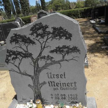 MEINERT Ursel nee GUSINDE 1915-2005