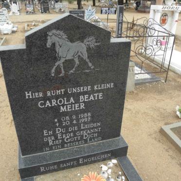 MEIER Carola Beate 1988-1997