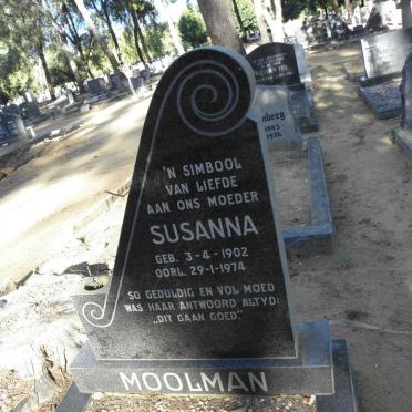 MOOLMAN Susanna 1902-1974
