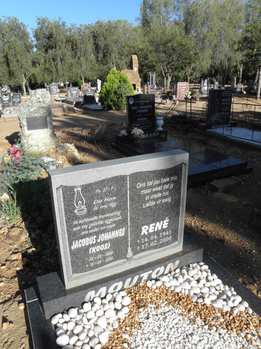 MOUTON Jacobus Johannes 1939-2000 &amp; René 1941-2008