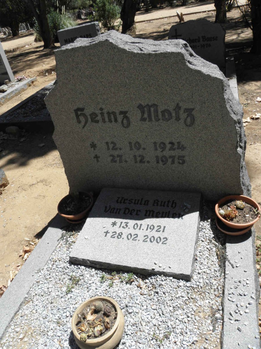 MOTZ Heinz 1924-1975 :: MEULEN Ursula Ruth, van der 1921-2002