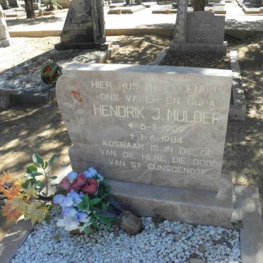 MULDER Hendrik J. 1909-1984