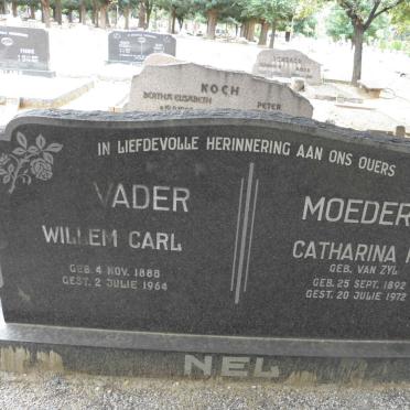 NEL Willem Carl 1888-1964 &amp; Catharina P.F. VAN ZYL 1892-1972