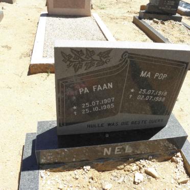 NEL Faan 1907-1985 &amp; Pop 1918-1988