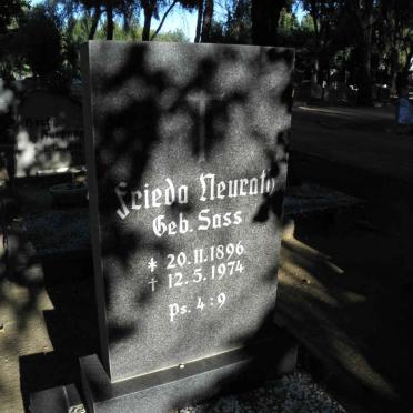 NEURATH Frieda nee SASS 1896-1974