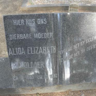 OLIVIER Alida Elizabeth 1883-1972