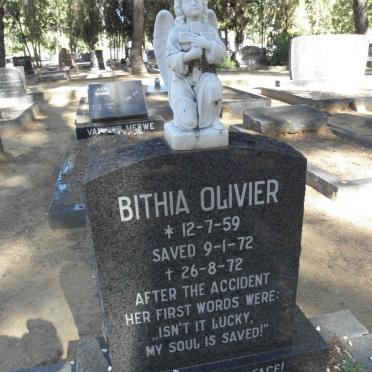 OLIVIER Bithia 1959-1972