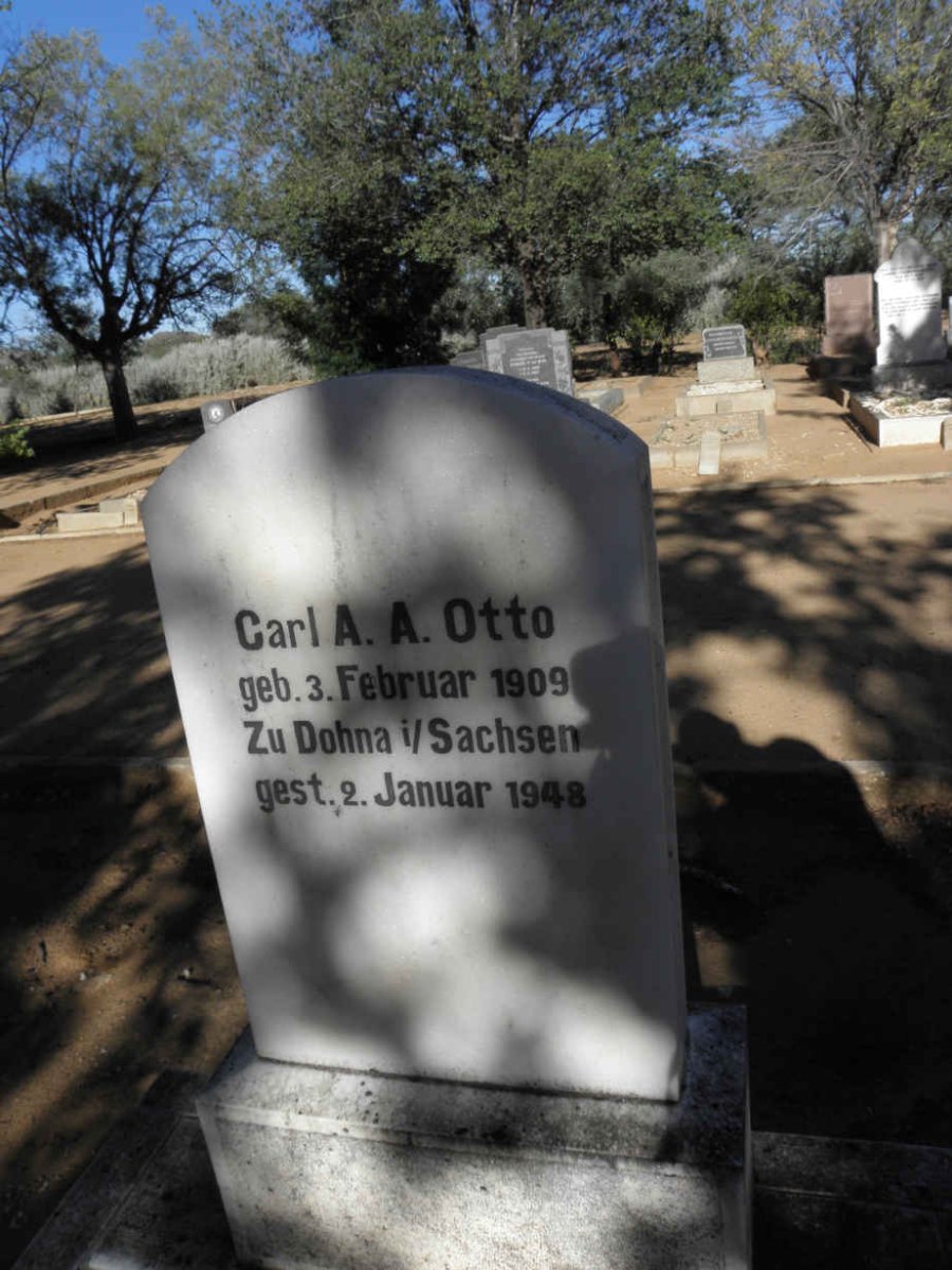 OTTO Carl A.A. 1909-1948