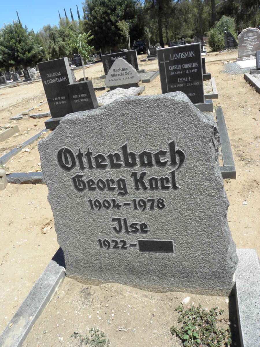 OTTERBACH Georg Karl 1904-1978 :: OTTERBACH Ilse 1922-