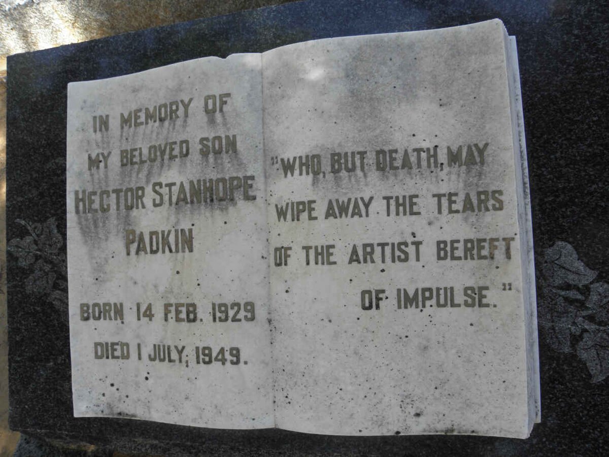 PADKIN Hector Stanhope 1929-1949