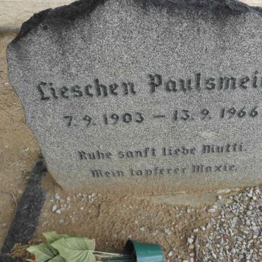 PAULSMEIER Lieschen 1903-1966