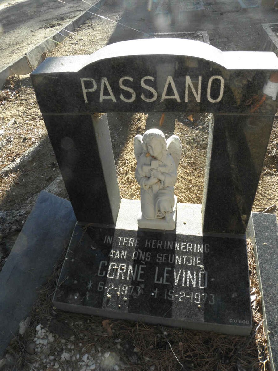 PASSANO Corne Levino 1973-1973