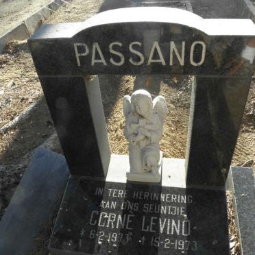 PASSANO Corne Levino 1973-1973