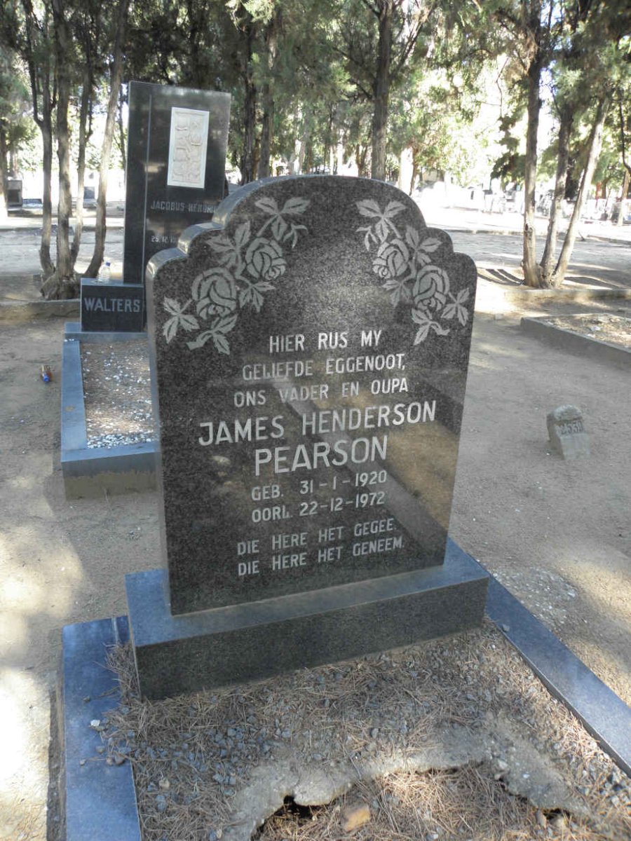 PEARSON James Henderson 1920-1972