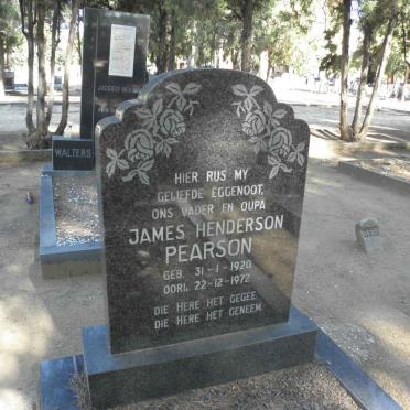 PEARSON James Henderson 1920-1972