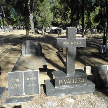 PIVALIZZA John Joseph 1905-1974 &amp; Anneliese Elisabeth 1910-1985