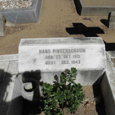 PINSENSCHAUM Hans 1921-1943