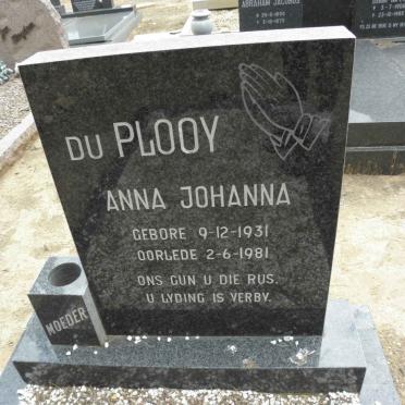 PLOOY Anna Johanna, du 1931-1981