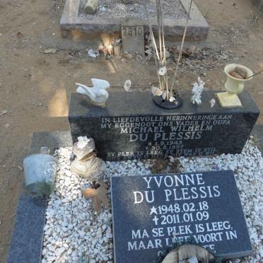 PLESSIS Michael Wilhelm, du 1943-1997 &amp; Yvonne 1948-2011