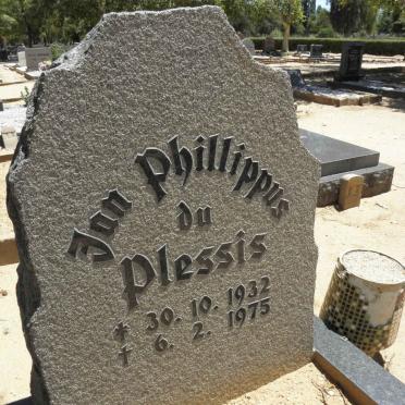 PLESSIS Jan Phillippus, du 1932-1975