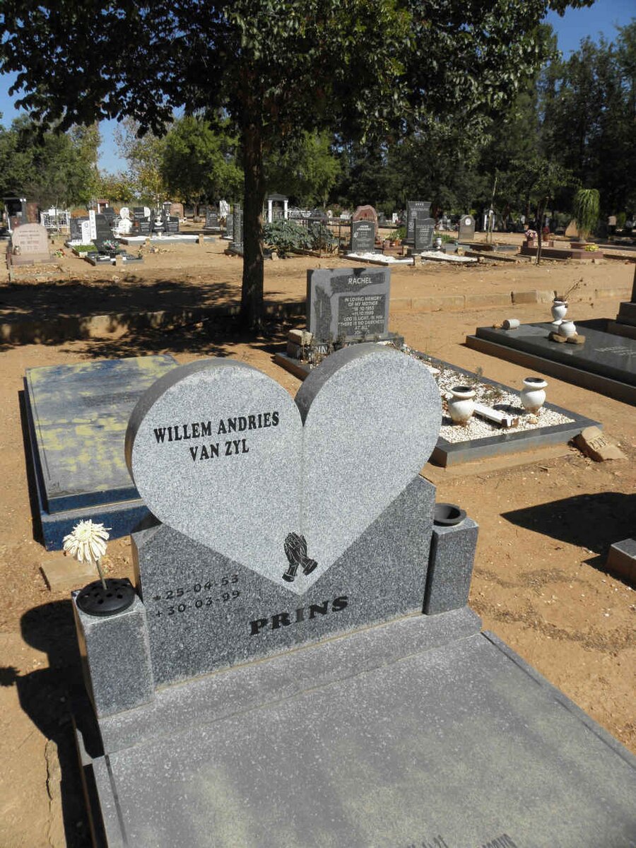 PRINS Willem Andries van Zyl 1953-1999