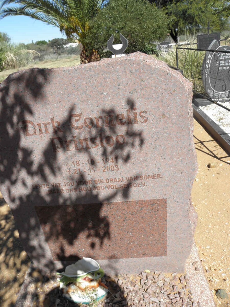 PRINSLOO Dirk Cornelis 1941-2003