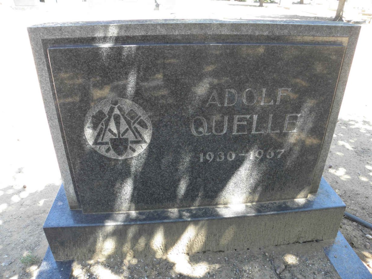 QUELLE Adolf 1930-1967
