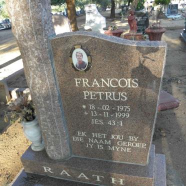 RAATH Francois Petrus 1975-1999