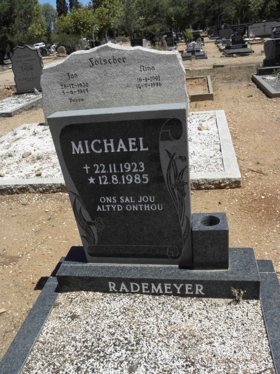 RADEMEYER Michael 1923-1985