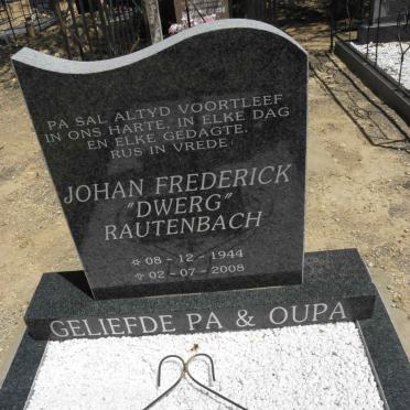 RAUTENBACH Johan Frederick 1944-2008