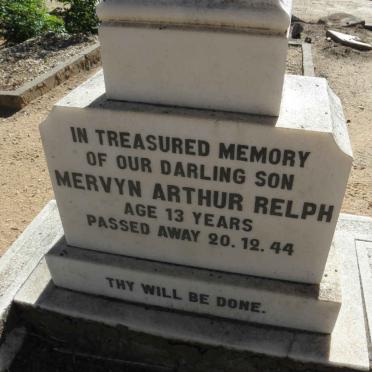 RELPH Mervyn Arthur -1944