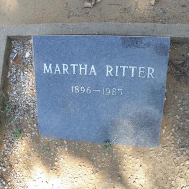 RITTER Martha 1896-1985