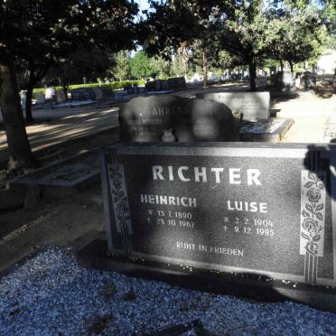 RICHTER Heinrich 1890-1967 &amp; Luise 1904-1995