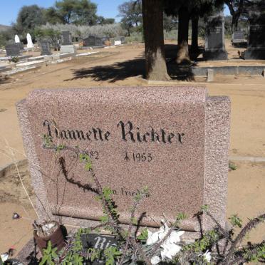 RICHTER Nannette 1882-1953