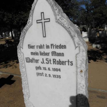 ROBERTS Walter J. St. 1904-1935