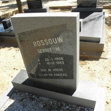 ROSSOUW Gerrit M. 1908-1983