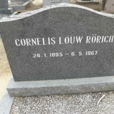 RÖRICH Cornelis Louw 1895-1967