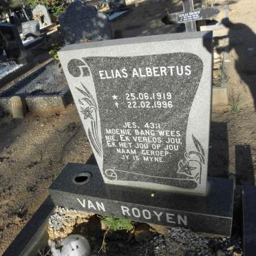 ROOYEN Elias Albertus, van 1919-1996