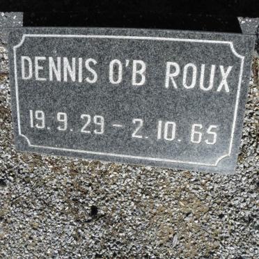 ROUX Dennis O'B 1929-1965