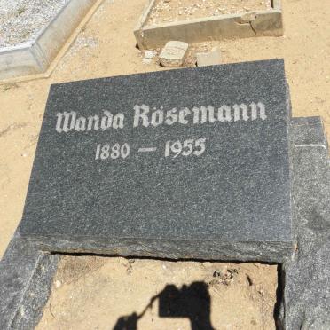 RÖSEMANN Wanda 1880-1955