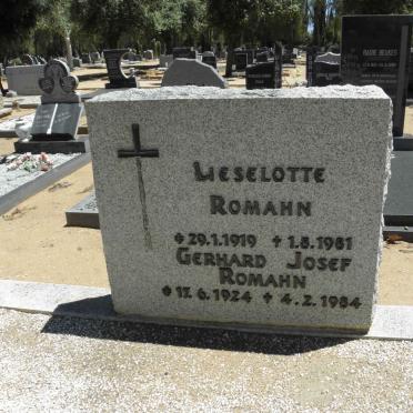 ROMAHN Gerhard Josef 1924-1984 &amp; Lieselotte 1919-1981
