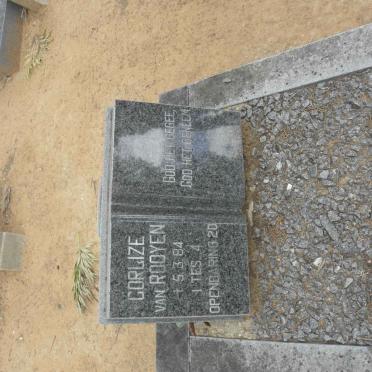 ROOYEN Corlize, van 1984-1984