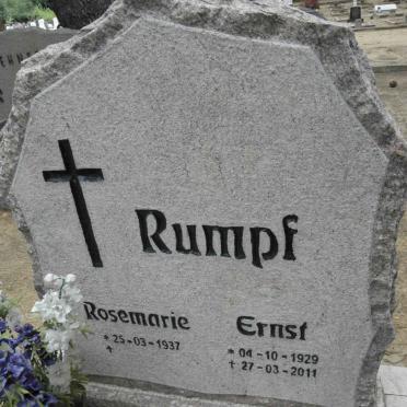 RUMPF Ernst 1929-2011 &amp; Rosemarie 1937-