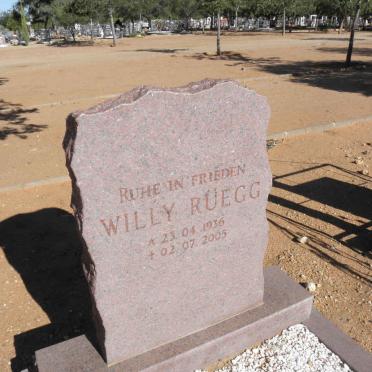 RUEGG Willy 1936-2005