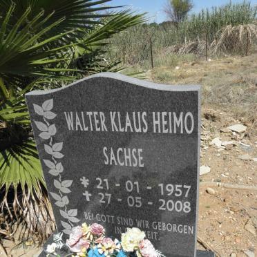 SACHSE Walter Klaus Heimo 1957-2008